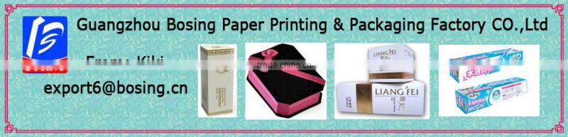 LED light paper packaging box with sponge insert