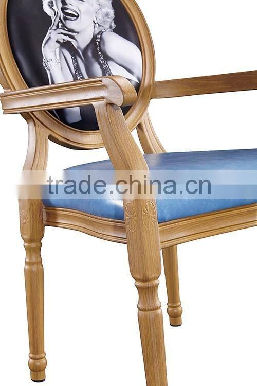 aluminum stacking louis hotel banquet chair