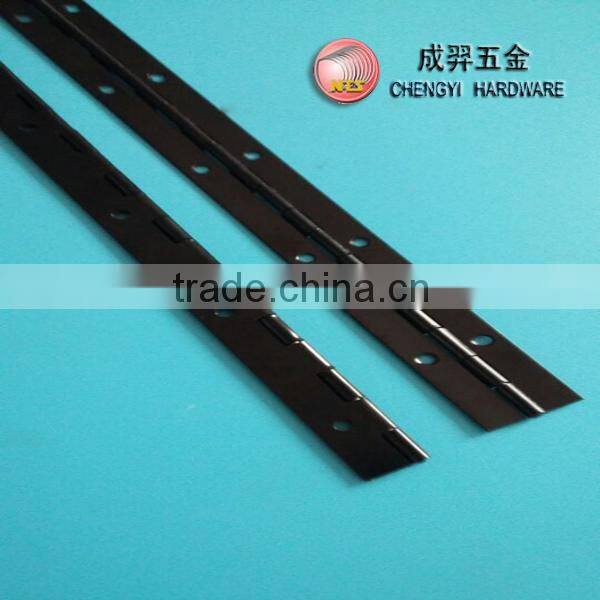 metal manufacturer 72 inch steel piano hinge with black plated