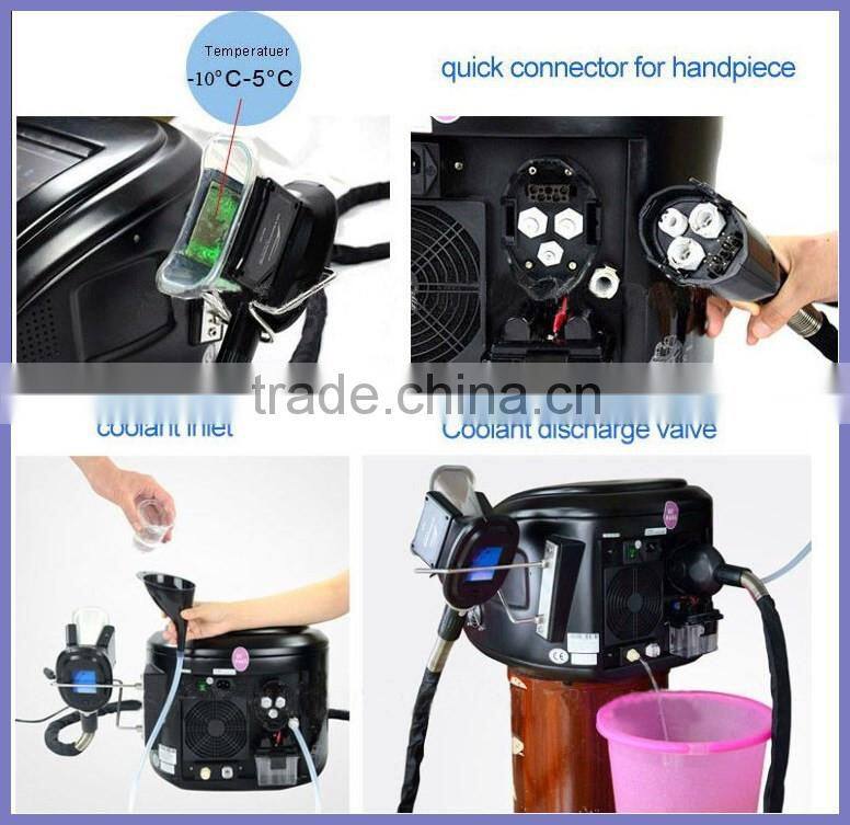 The newest portable rf vacuum high quality fat loss criolipolysis cryotherapy beauty machine