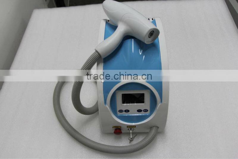 666 Good quality portable tattoo removal Q switch nd yag laser equipment for pigment removal and skin toning