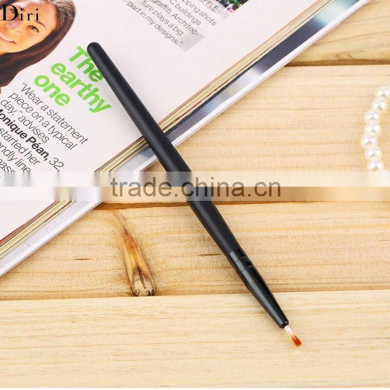 Free sample glisten collar natural wood handle eyeliner brush