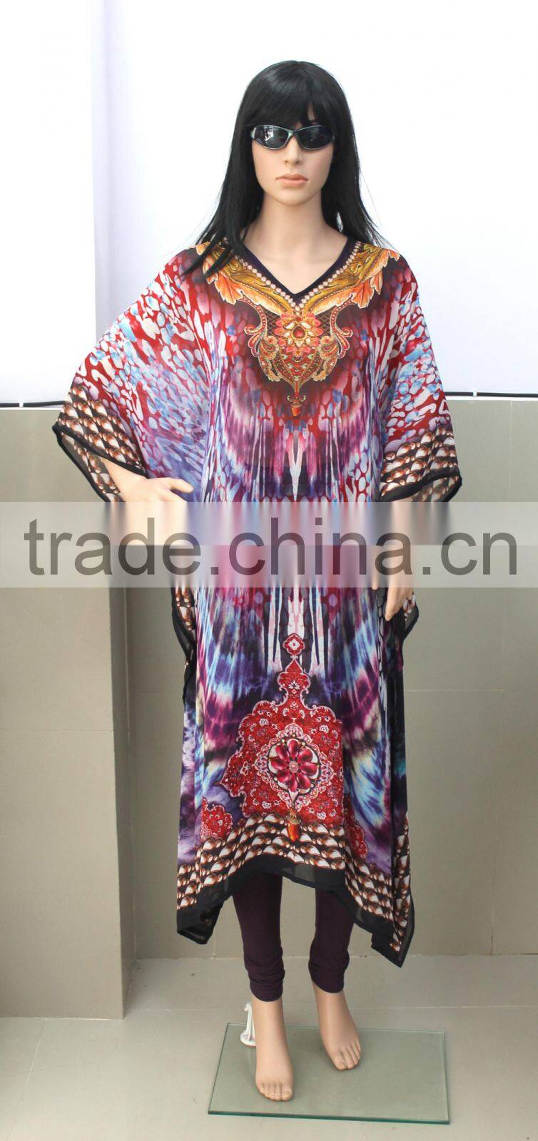 Georgette Digital kaftans