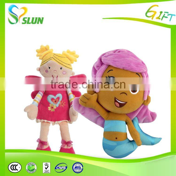 custom cartoon anime plush toys little girl plush doll