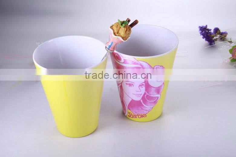 2016 NEW 16 oz melamine cup ,set of 4, melamine mug with custom decal, porcelain mug