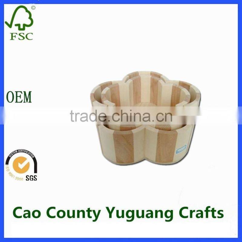 flower shaped heart shaped custom wood trays