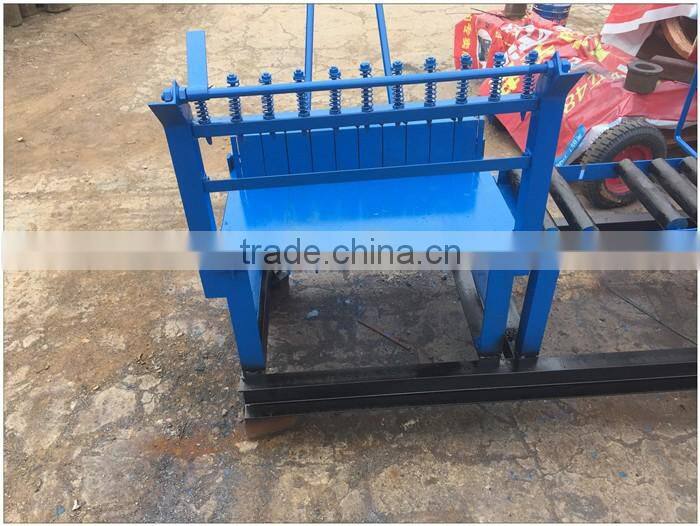 Manual red clay brick making machine for sale price with diesel engine powered