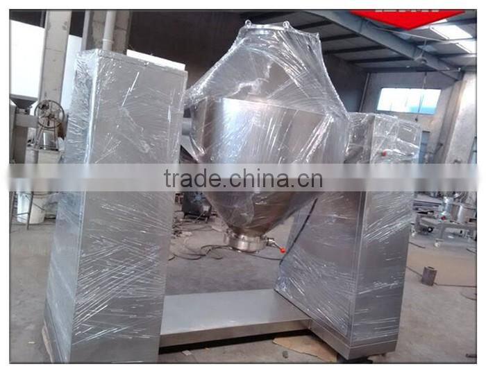 Stainless steel double cone medicine dry powder mixing mixer machine