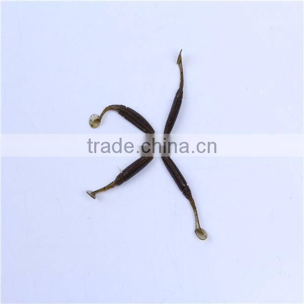 2016 New design hot sale high quality pvc fishing soft lure set