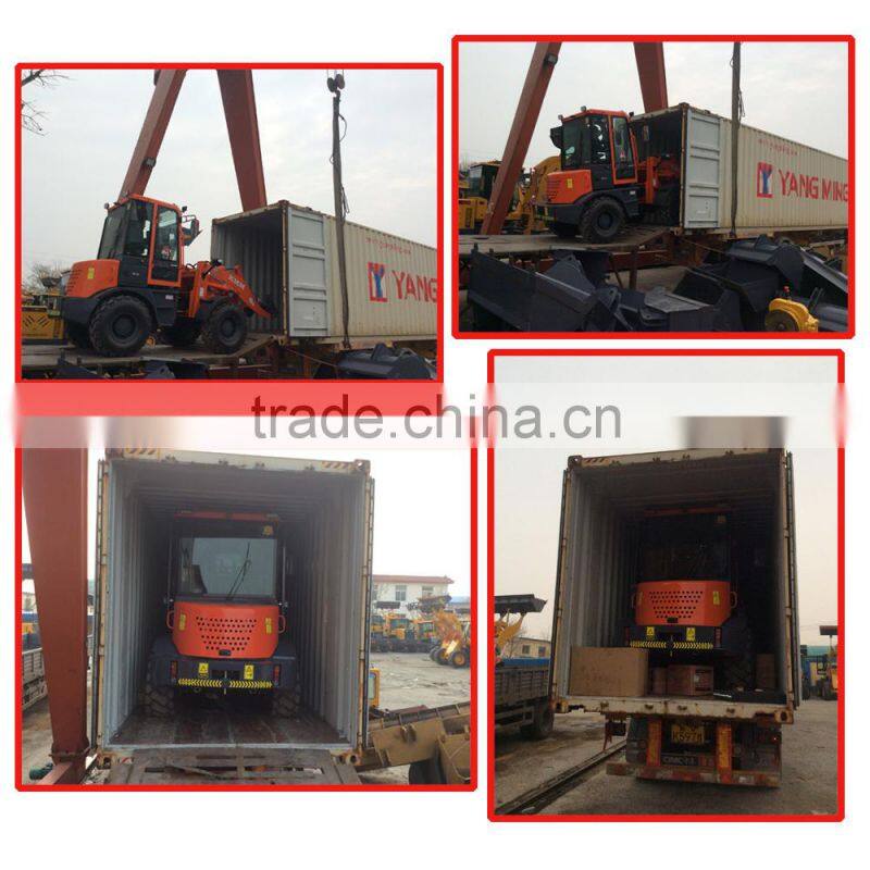 Hydraulic joystick control 1.2tons China multifunction agricultural farm tractor with front end loaderZLY916A