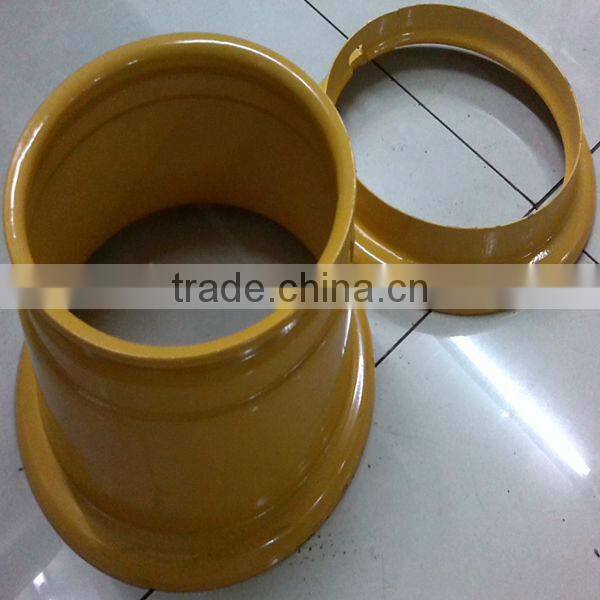 5.00-10 Jiujiu 2pcs forklift steel wheels--rim and side ring