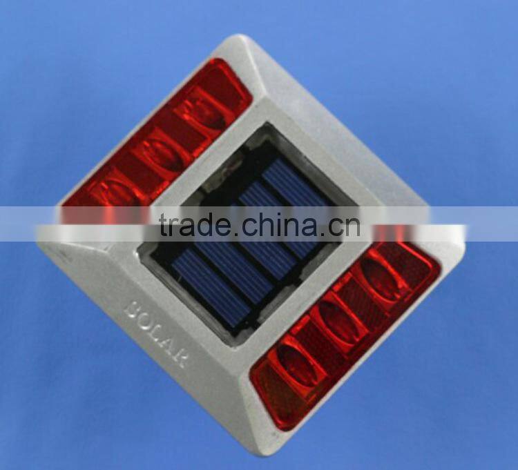 Metal Cat Eye Aluminum Solar Road Stud With Anchor