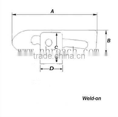 Zinc Plated Forged Antiluce Drop Lock Pin