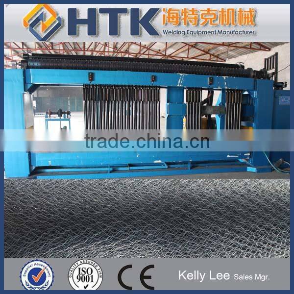 Made in China HTK Factory Gabion Mesh Machine(PLC Controller HMI screen) with best price