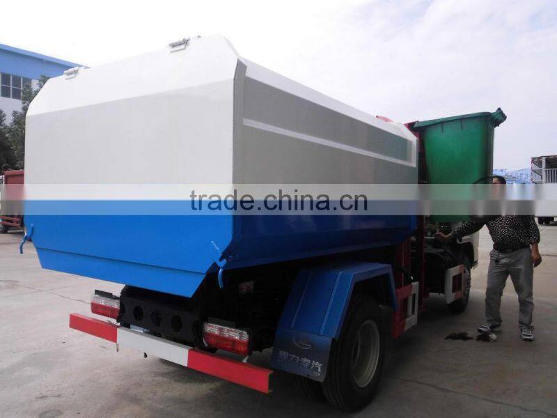 cheap price and very good used automatic loading garbage truck