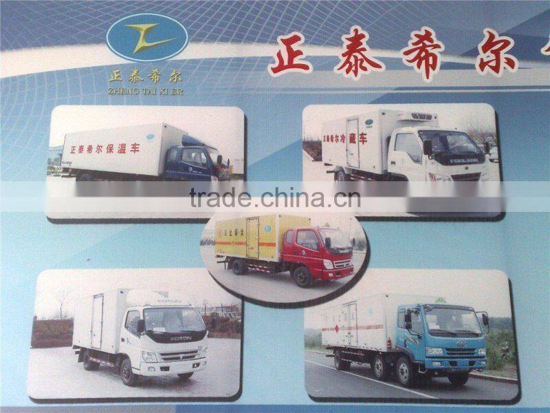 Reefer transport van box trucks/refrigerator truck/freezer box van truck