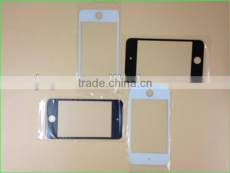 front touch screen glass lens for ipod touch4,digitizer replacement for for ipod touch4