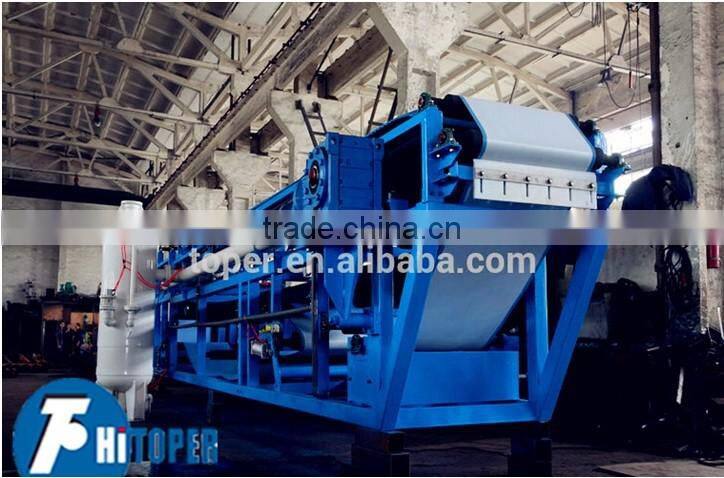 Belt type vacuum filter press