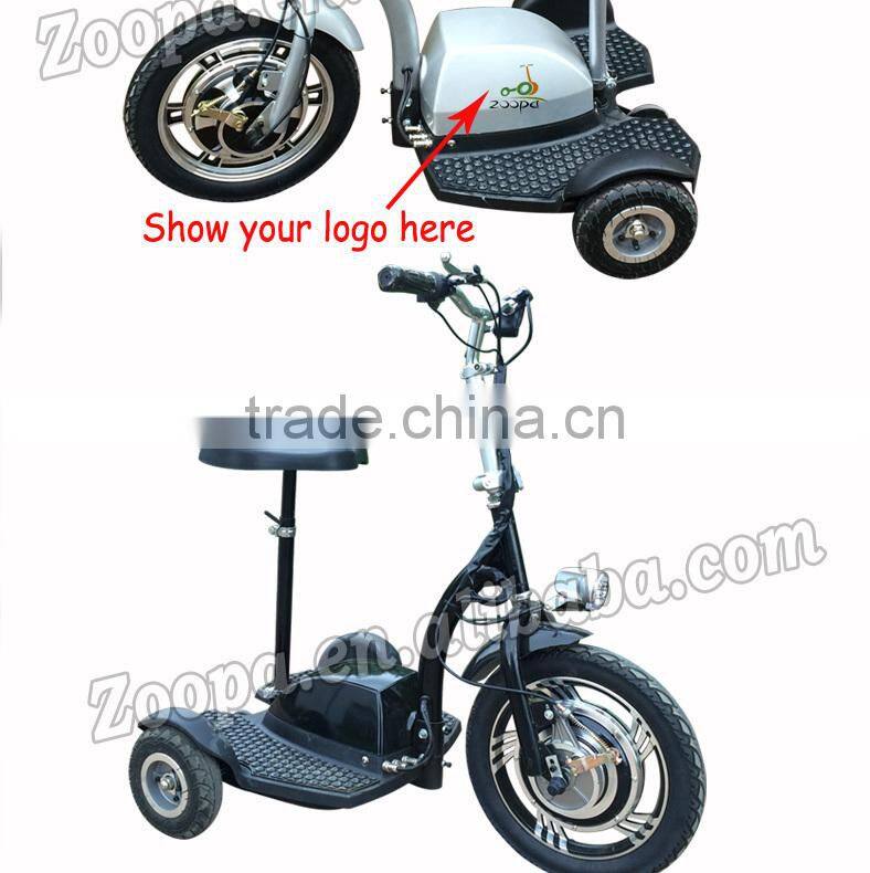 500w 48v zappy three wheel electric scooter(ZP-ES20-500W )