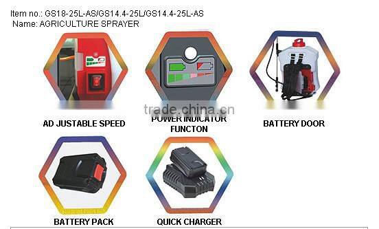 battery waterproof AGRICULTURE SPRAYER