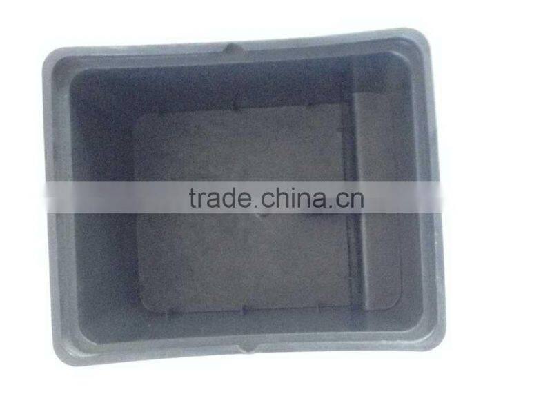 black hydroponic Dutch Buckets with lids