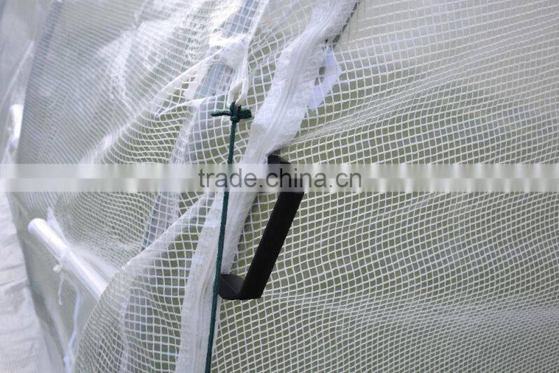8x3x2M Polytunnel garden Greenhouse Fully Galvanized Steel Frame with door