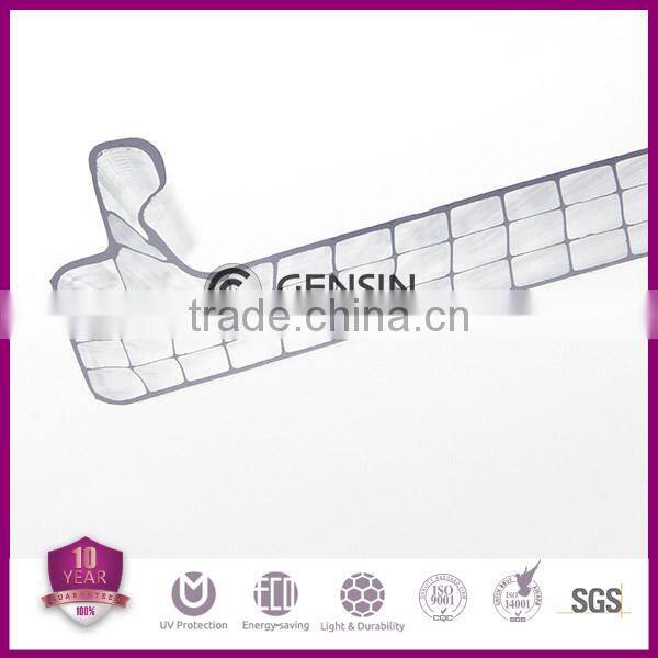 10mm U lock polycarbonate sheet/4-wall