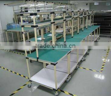 pe coated pipe for flow rack shelving