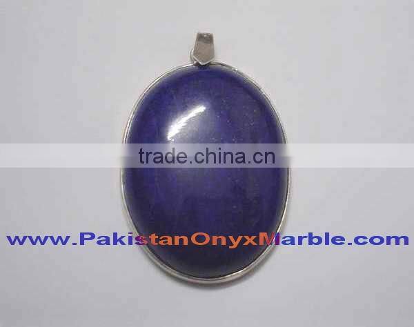 STERLING SILVER PENDANTS LAPIS LAZULI JEWELRY