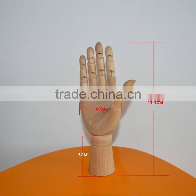 Hot sale wood mannequin hand for gloves display