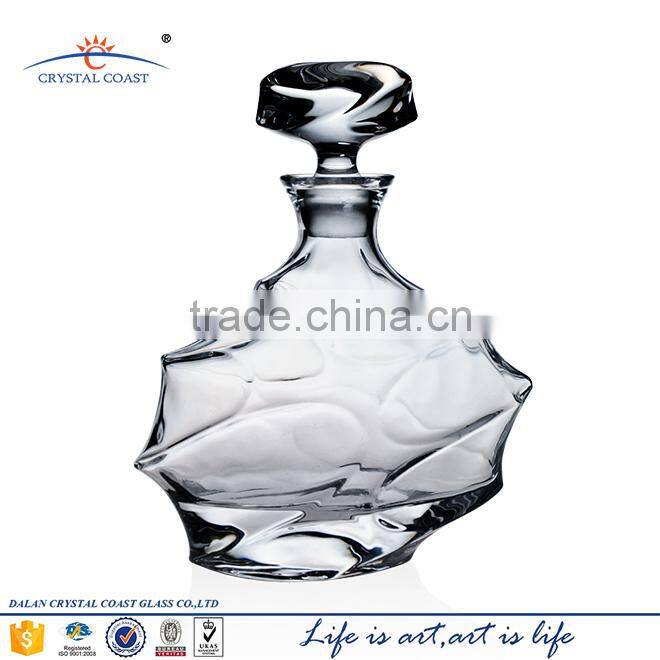 Wholesale high quality modern drinking glass liquor bottles for liquor