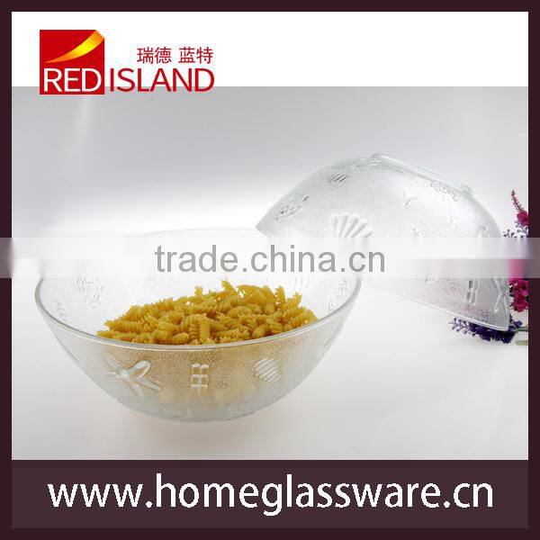 large glass salad bowl soup bowl fruit bowl