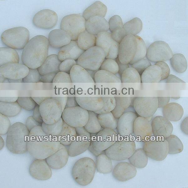 sliced flat river stone pebble mosaic tile