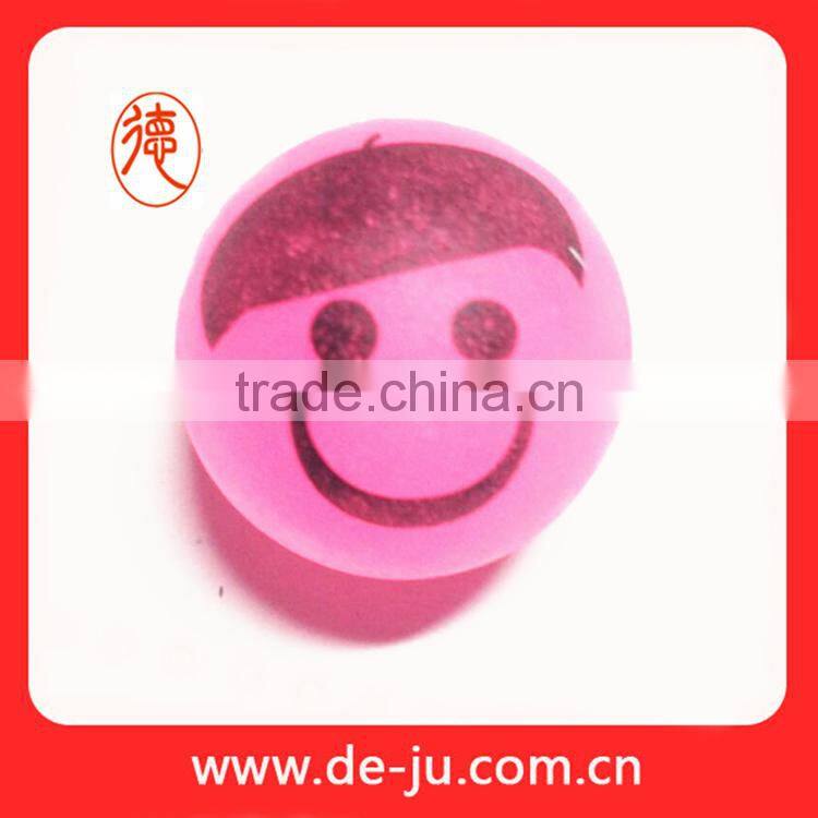 Summer Beach Face Pink Human Bouncy Ball