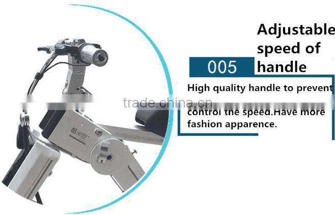 Mini electric foldable bike, Super cool apperance ebike, Hot sell Scooter with shock mitigation system for adult