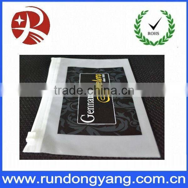 Beautiful clear plastic zippered storage bag