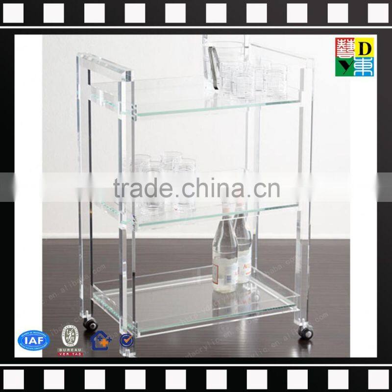 Wholesale fancy design transparent acrylic trunk coffee table from china manufacturer