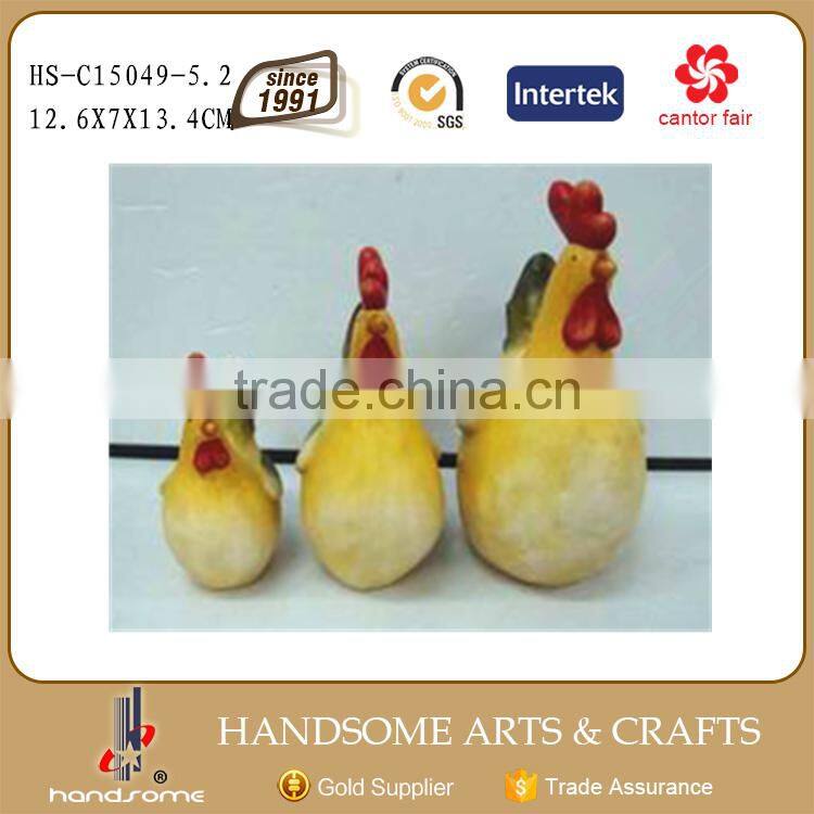 Mini Antique Ceramic Animal Table Top Gifts Rooster Figurines