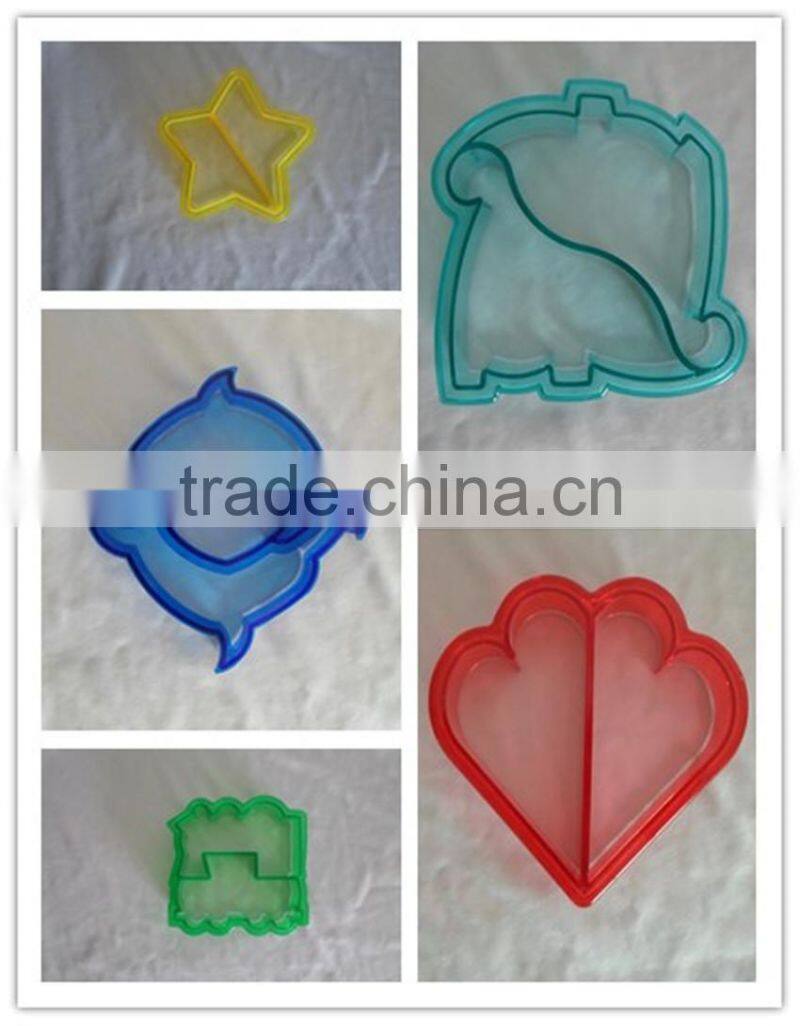 Food Grade Sandwich Cutter,Plastic Sandwich Cutter Bread Cutter Different Shape