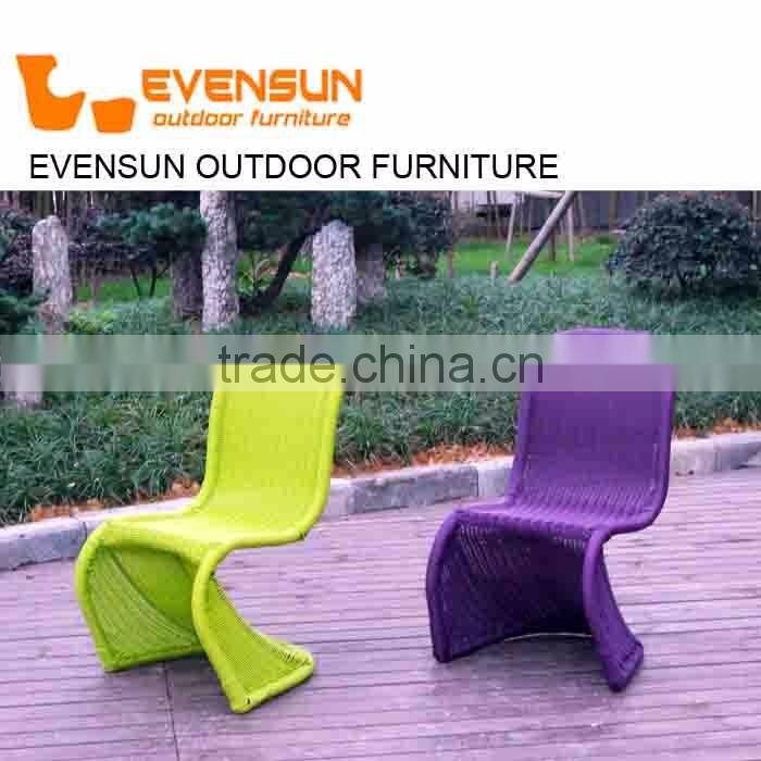 Hot selling Stackable Outdoor Garden Wicker Rattan Chair