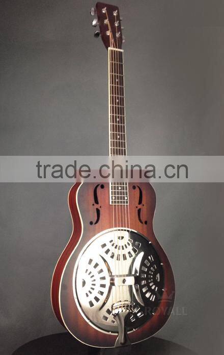 Resonator guitar with metal resonator, Dobro guitar, Blues resonator guitar