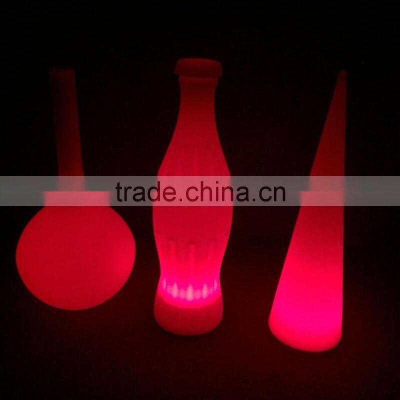 led table light in 16 color change/led illuminated bottle light