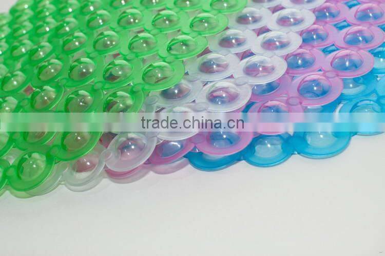 Design leaf texture high quality pvc bath mat