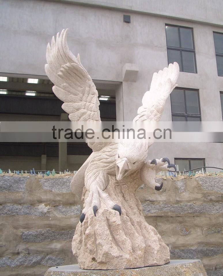 Building decoration marble stone eagle statue