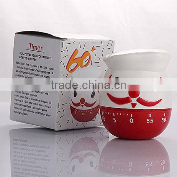 Digital countdown clock with smiling face