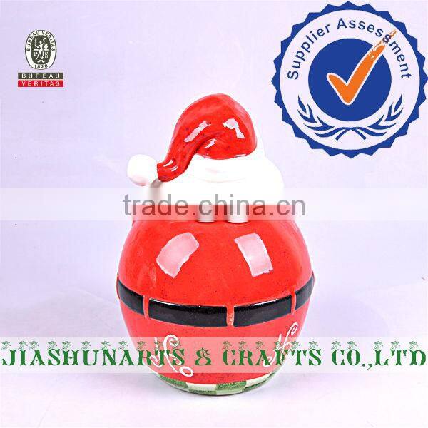 Santa Claus Cheap Ceramic Storage Boxes