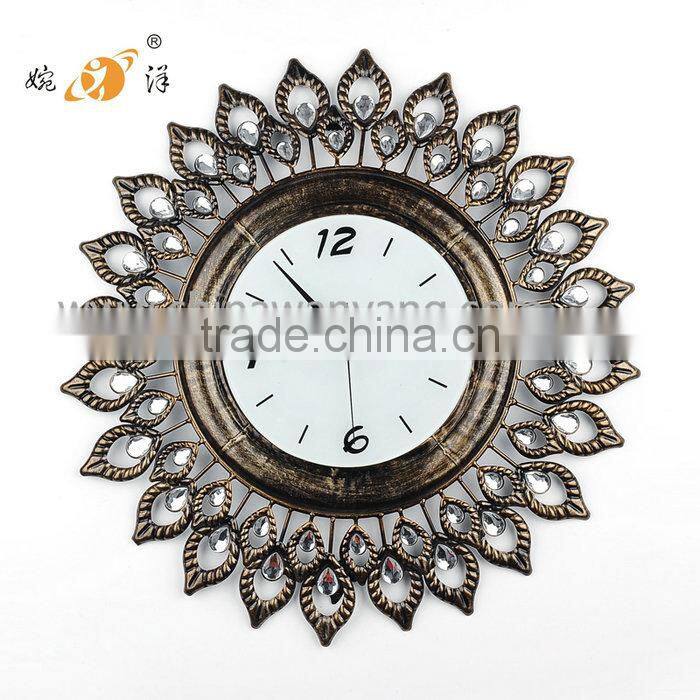 Wholesale Best Quality Nice Popular Peacock Wall Clock