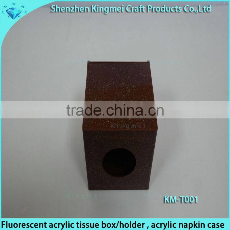 Fluorescent special acrylic square tissue box