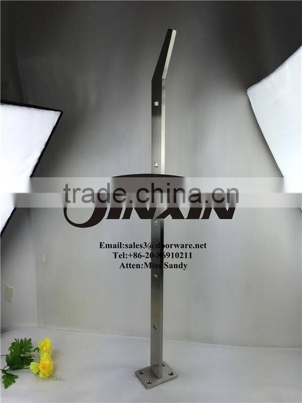 Four Star Hotel Top Balcony Flat Bar Balustrade With Hole