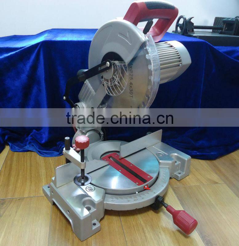 255mm Long Life Electric Power Aluminum Wood Cutting Cut off Table Circular Machine Tools Induction Compound Miter Saw